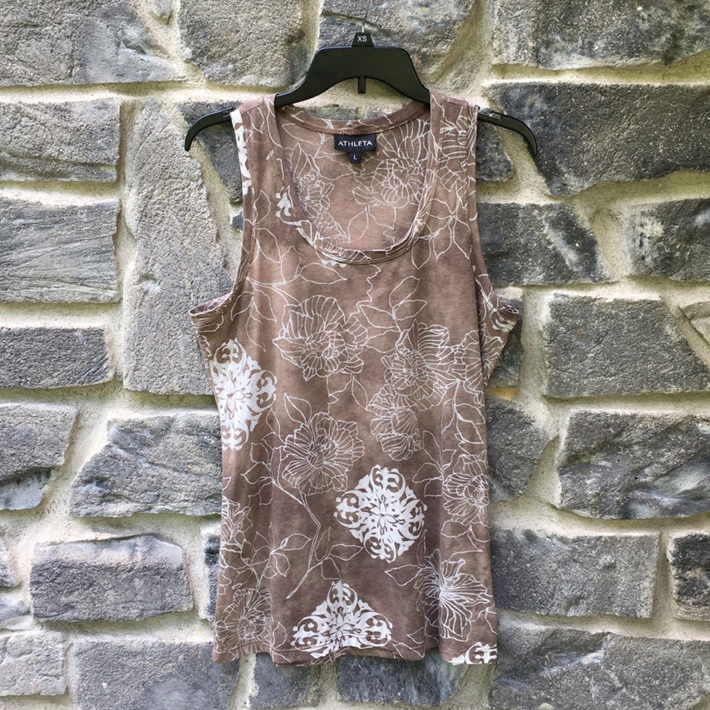 Athleta Floral Print Top
